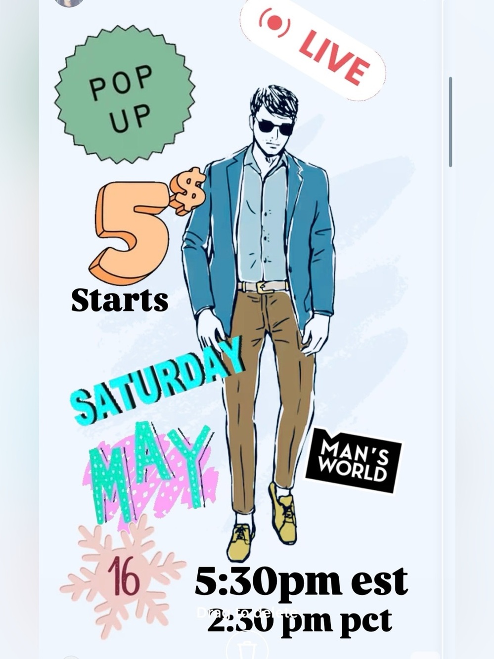 LIVE 5/16 @ 5:30pm est ALL MEN’s | LOTS NWT | $5 STARTS + PAY ONE SHIPPING - Picture 1 of 11